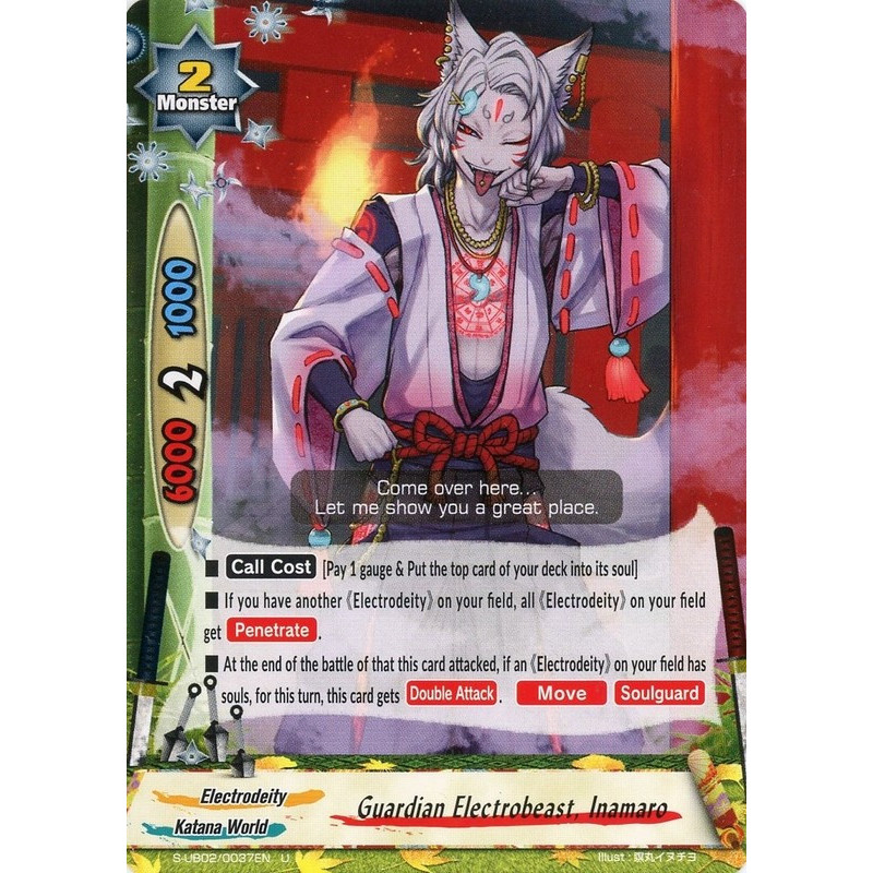 buddyfight-tcg-card-foil-s-ub02-0037en-foil-u-guardian-electrobeast-inamaro-miracle-fighters-miko-mel