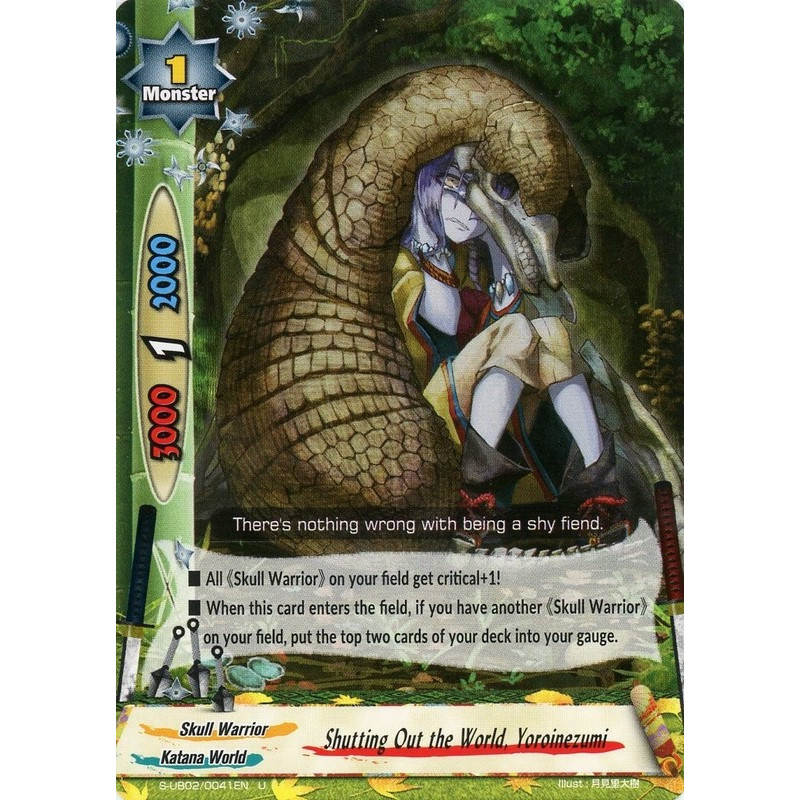 buddyfight-tcg-card-foil-s-ub02-0041en-foil-u-shutting-out-the-world-yoroinezumi-miracle-fighters-miko-mel