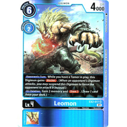 Digimon_TCG_EX2-017_Leomon_Super_Rare_Digital_Hazard_Card_Game