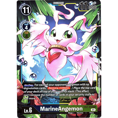 Digimon_TCG_EX2-018_MarineAngemon_Rare_Digital_Hazard_Card_Game