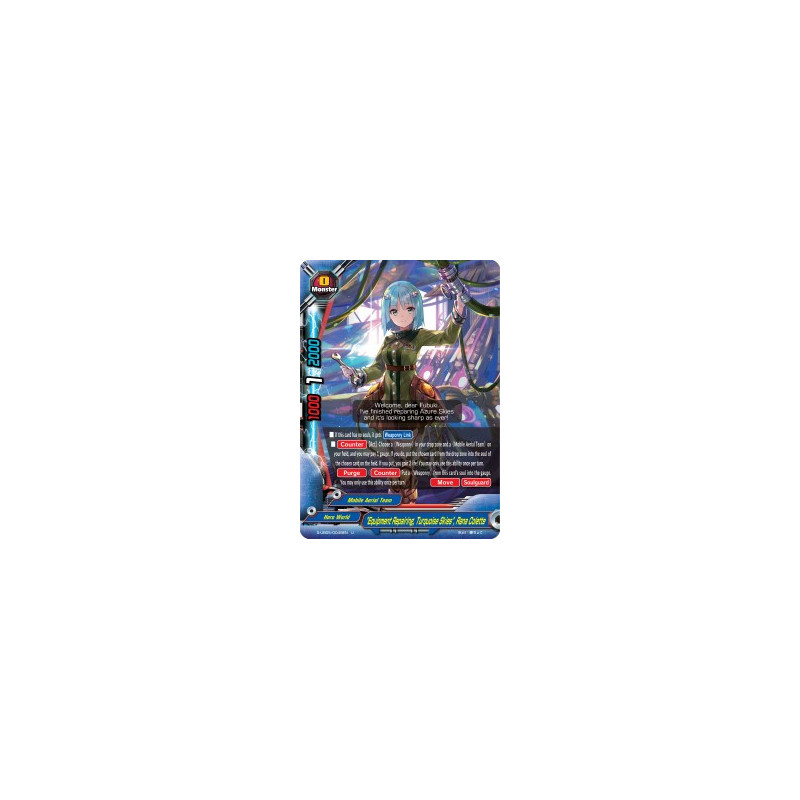 buddyfight-tcg-card-foil-s-ub05-0049en-foil-u-equipment-repairing-turquoise-skies-rana-colette-super-buddy-wars-ex