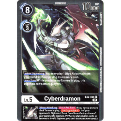 Digimon_TCG_EX2-035_Cyberdramon_Rare_Digital_Hazard_Card_Game
