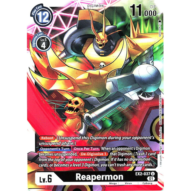 Digimon_TCG_EX2-037_Reapermon_Uncommon_Digital_Hazard_Card_Game
