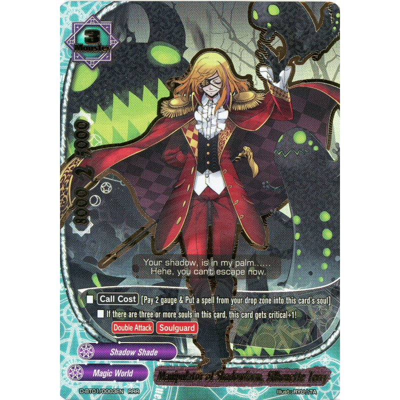 buddyfight-tcg-card-d-bt01-0003en-rrr-manipulator-of-shadowform-silhouette-terry-unleash-impact-dragon