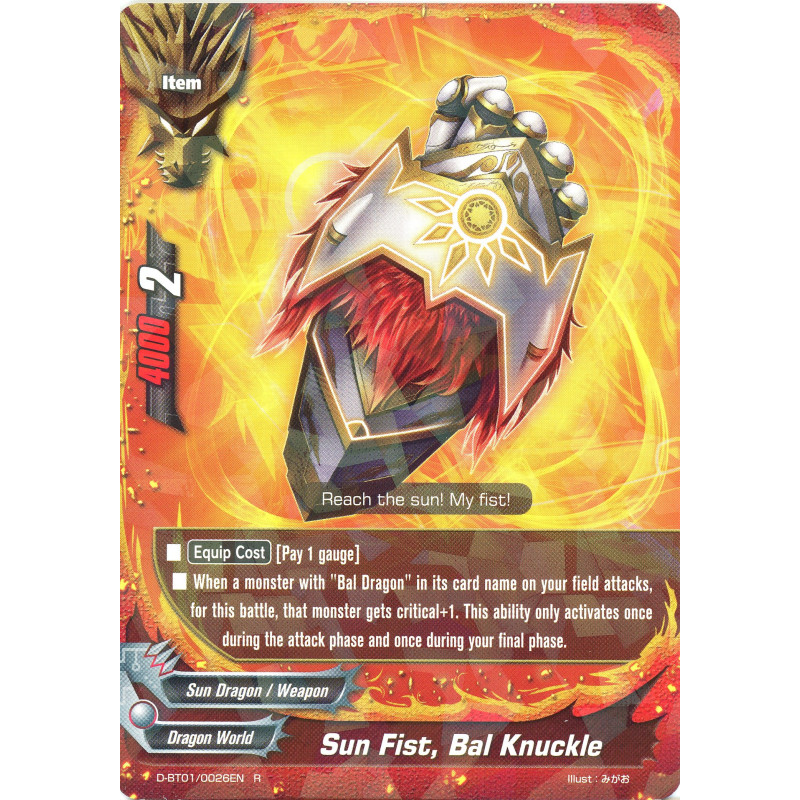 buddyfight-tcg-card-d-bt01-0026en-r-sun-fist-bal-knuckle-unleash-impact-dragon