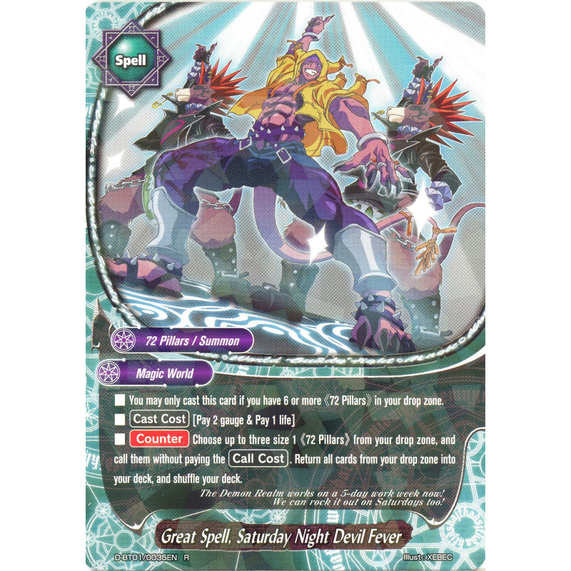 buddyfight-tcg-card-d-bt01-0035en-r-great-spell-saturday-night-devil-fever-unleash-impact-dragon