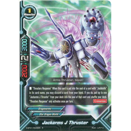 buddyfight-tcg-card-foil-d-bt01-0045en-foil-r-jackarms-j-thruster-unleash-impact-dragon