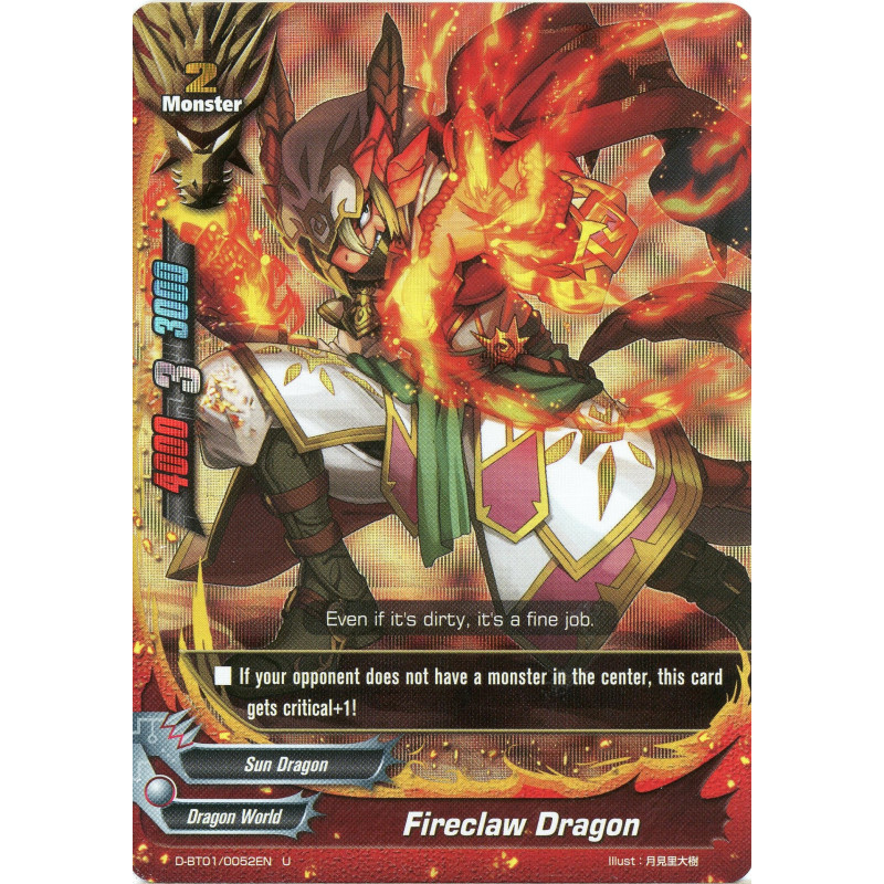 buddyfight-tcg-card-foil-d-bt01-0052en-foil-u-fireclaw-dragon-unleash-impact-dragon
