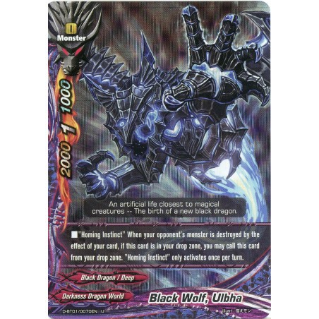 buddyfight-tcg-card-foil-d-bt01-0070en-foil-u-black-wolf-ulbha-unleash-impact-dragon
