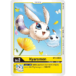Digimon_TCG_BT1-005_Kyaromon_Uncommon_New_Evolution_Card_Game