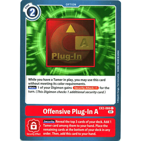 Digimon_TCG_EX2-066_Offensive_Plug-In_A_Common_Digital_Hazard_Card_Game