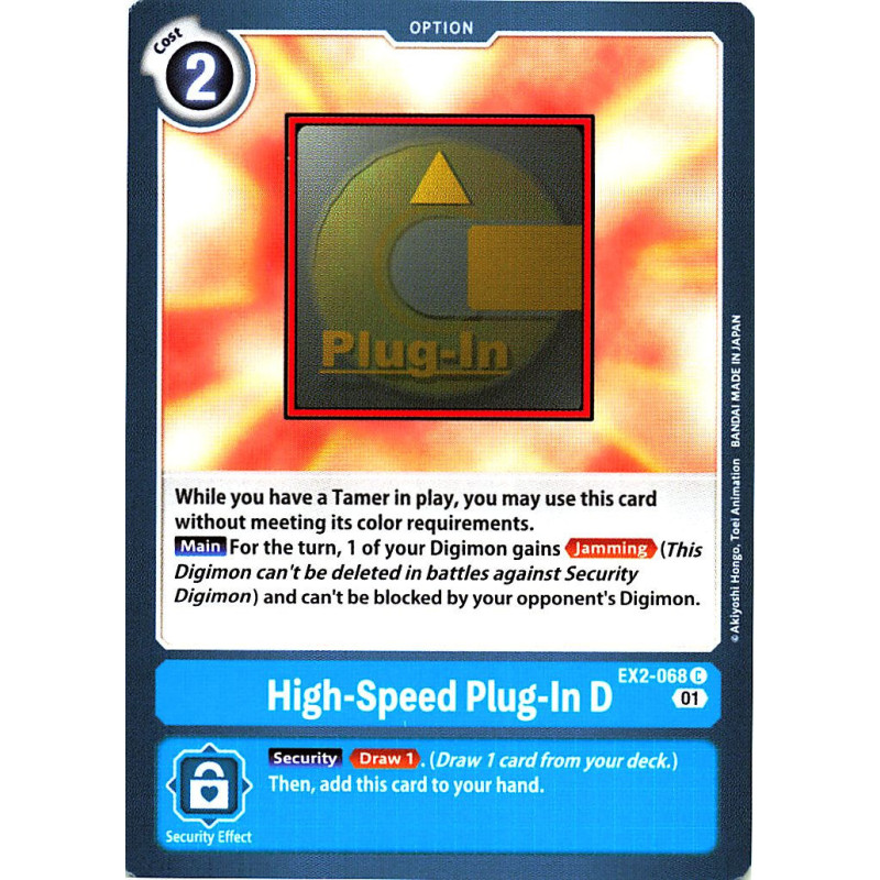 Digimon_TCG_EX2-068_High-Speed_Plug-In_D_Common_Digital_Hazard_Card_Game