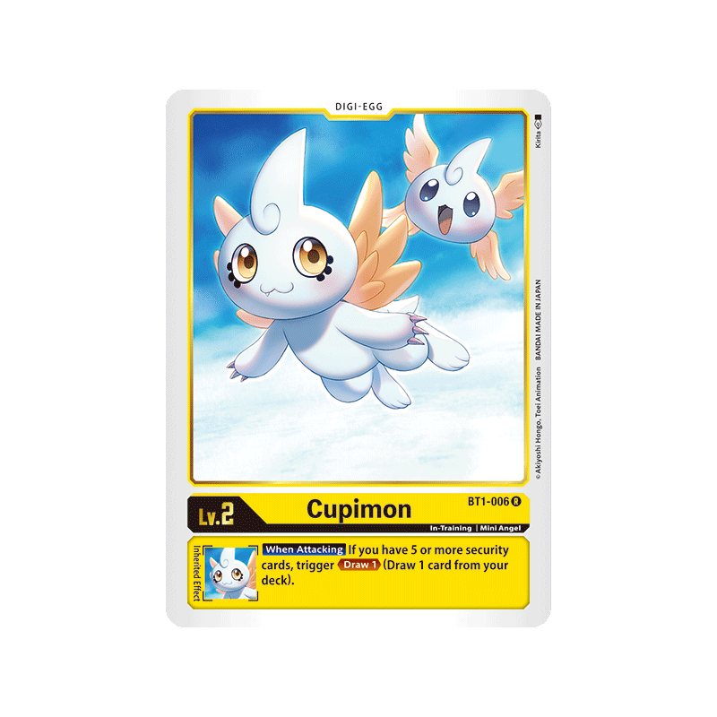 Digimon_TCG_BT1-006_Cupimon_Rare_New_Evolution_Card_Game