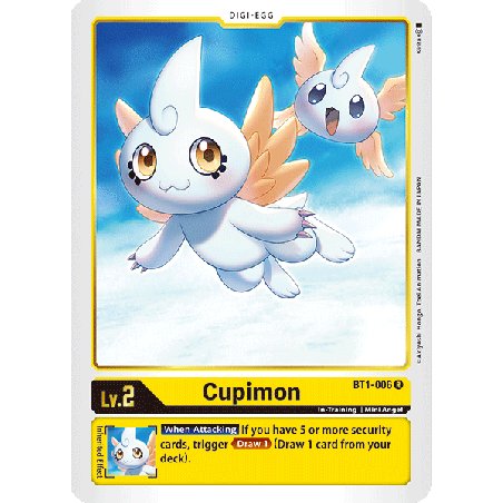 Digimon_TCG_BT1-006_Cupimon_Rare_New_Evolution_Card_Game
