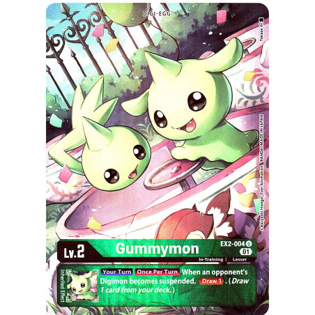 Digimon_TCG_EX2-004_AA_Gummymon_Alternative_Art_Digital_Hazard_Card_Game