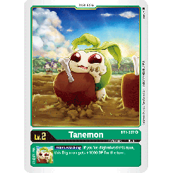 Digimon_TCG_BT1-007_Tanemon_Rare_New_Evolution_Card_Game