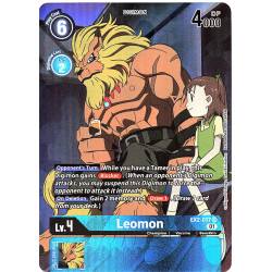 Digimon_TCG_EX2-017_AA_Leomon_Alternative_Art_Digital_Hazard_Card_Game