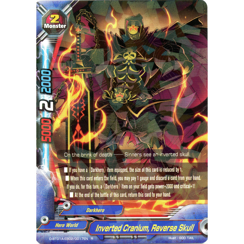 buddyfight-tcg-card-foil-d-bt01a-eb02-0017en-foil-r-inverted-cranium-reverse-skull-buddy-rave