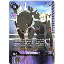 Digimon_TCG_EX2-041_AA_Dobermon_Alternative_Art_Digital_Hazard_Card_Game