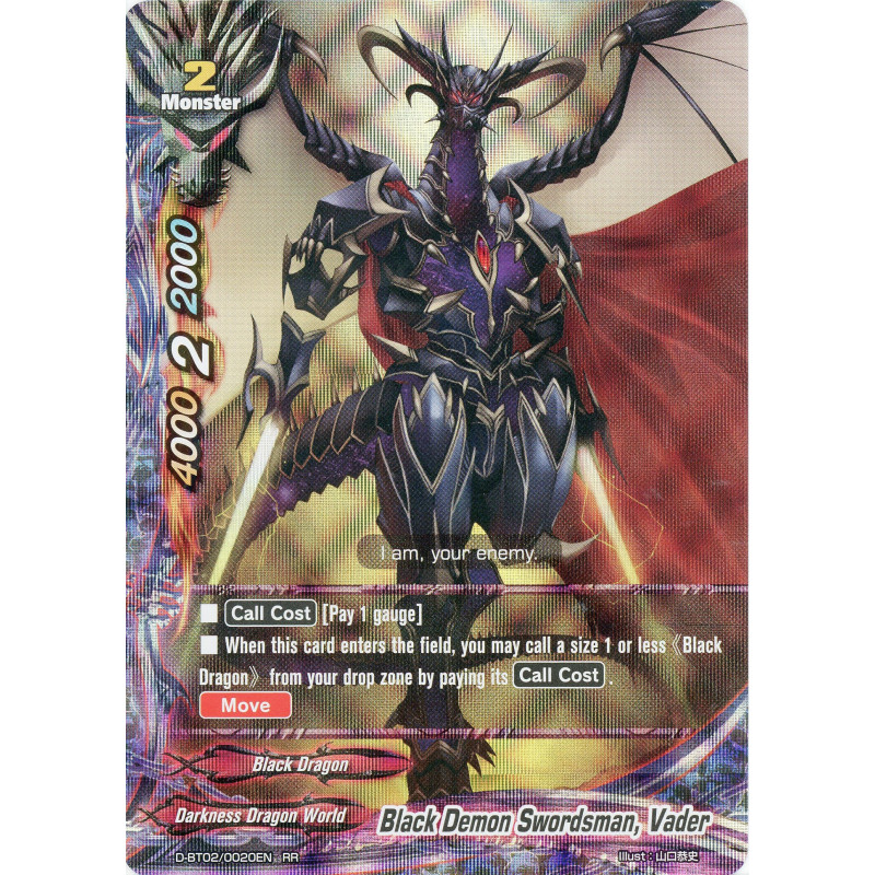 buddyfight-tcg-card-d-bt02-0020en-rr-black-demon-swordsman-vader-roar-invincible-dragon