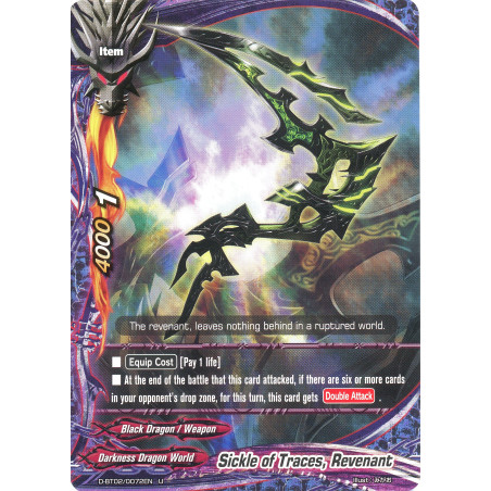 buddyfight-tcg-card-d-bt02-0072en-u-sickle-of-traces-revenant-roar-invincible-dragon