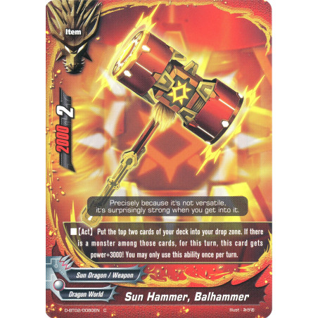 buddyfight-tcg-card-d-bt02-0080en-c-sun-hammer-balhammer-roar-invincible-dragon