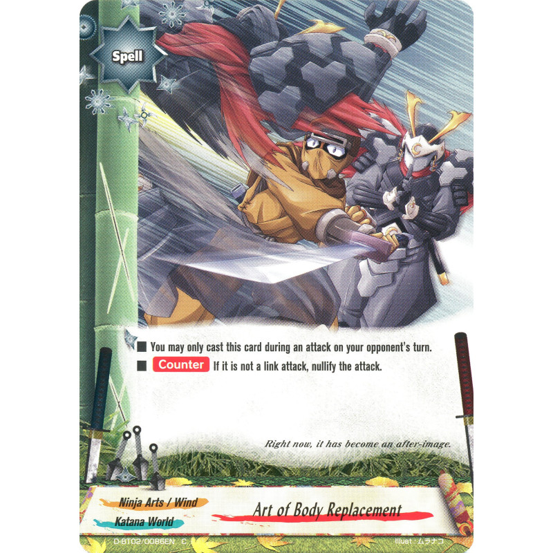 buddyfight-tcg-card-d-bt02-0086en-c-art-of-body-replacement-roar-invincible-dragon