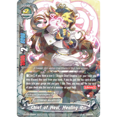 buddyfight-tcg-card-foil-d-bt02-0034en-foil-r-chief-of-heal-healing-rin-roar-invincible-dragon
