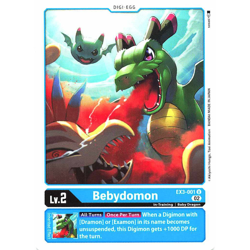 Digimon_TCG_EX3-001_Bebydomon_Uncommon_Draconic_Roar_Card_Game
