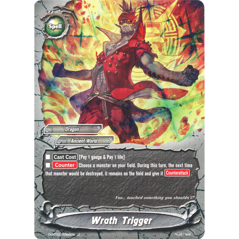 buddyfight-tcg-card-foil-d-bt02-0066en-foil-u-wrath-trigger-roar-invincible-dragon