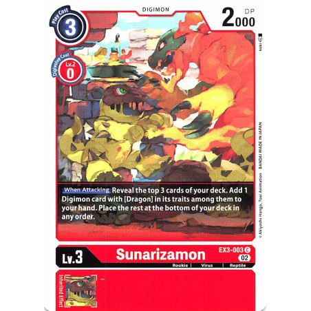 Digimon_TCG_EX3-003_Sunarizamon_Common_Draconic_Roar_Card_Game