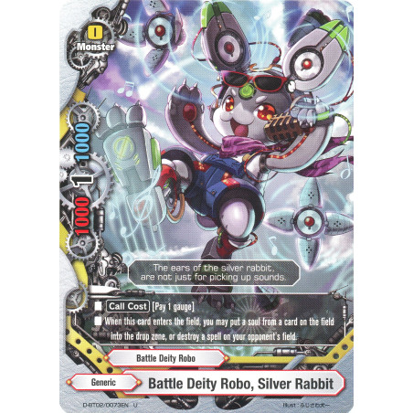 buddyfight-tcg-card-foil-d-bt02-0073en-foil-u-battle-deity-robo-silver-rabbit-roar-invincible-dragon