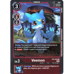 Digimon_TCG_EX3-004_Veemon_Rare_Draconic_Roar_Card_Game