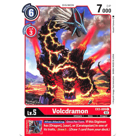 Digimon_TCG_EX3-009_Volcdramon_Common_Draconic_Roar_Card_Game