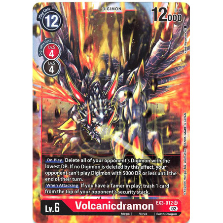 Digimon_TCG_EX3-012_Volcanicdramon_Super_Rare_Draconic_Roar_Card_Game