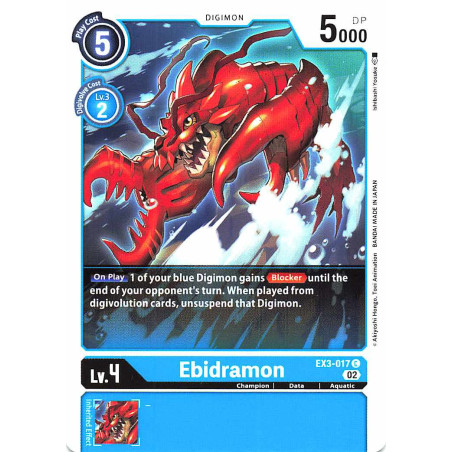 Digimon_TCG_EX3-017_Ebidramon_Common_Draconic_Roar_Card_Game