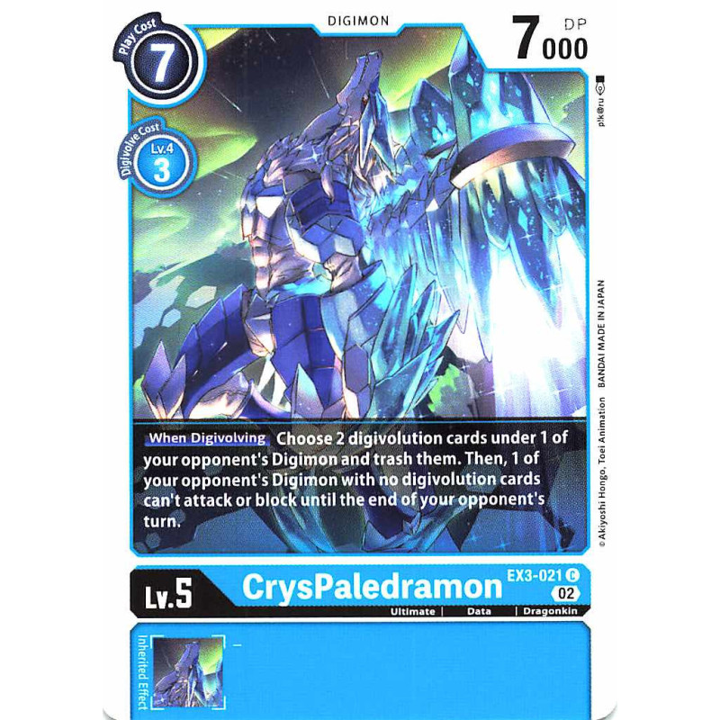 Digimon_TCG_EX3-021_CrysPaledramon_Common_Draconic_Roar_Card_Game