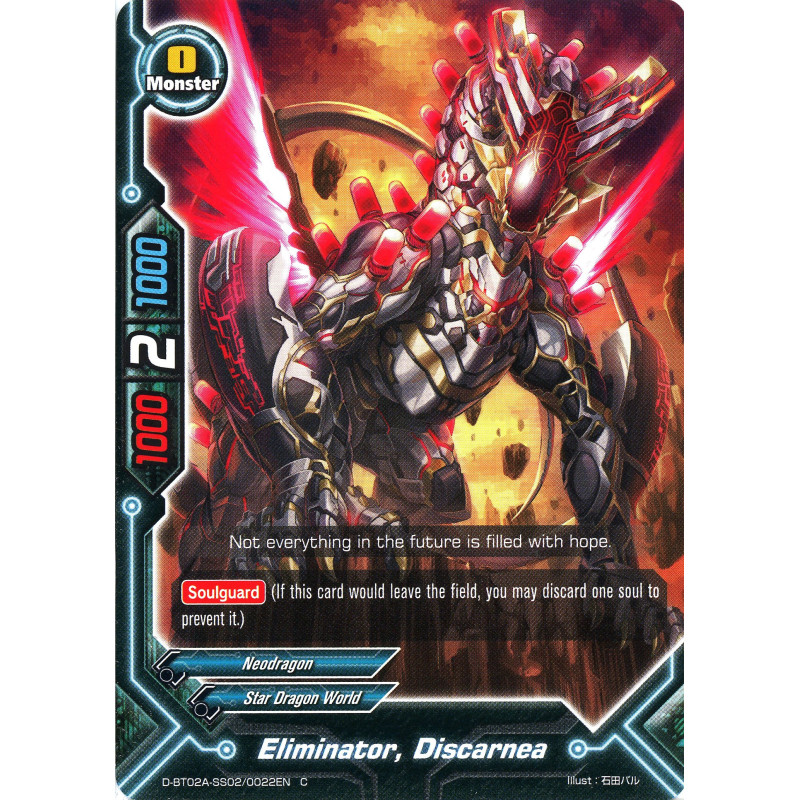 buddyfight-tcg-card-foil-d-bt02a-ss02-0022en-foil-c-eliminator-discarnea-four-dimensions