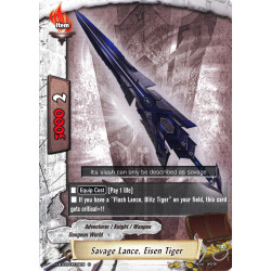 buddyfight-tcg-card-foil-d-bt02a-0019en-foil-c-h-bt03-0019en-savage-lance-eisen-tiger-four-dimensions