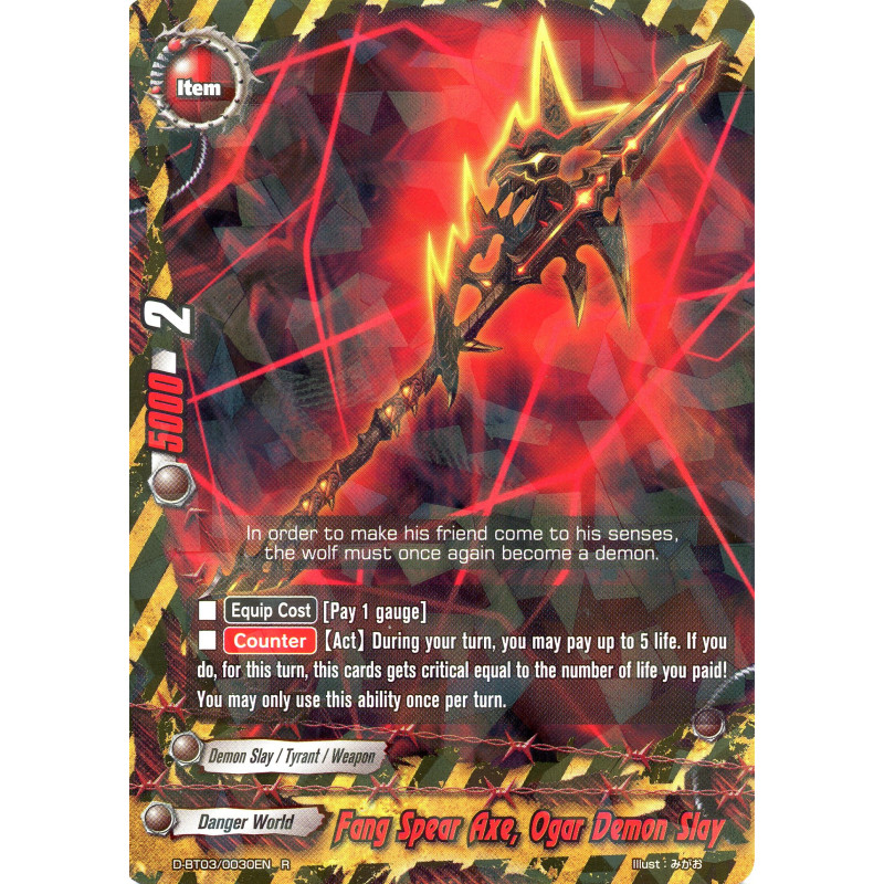 buddyfight-tcg-card-d-bt03-0030en-r-fang-spear-axe-ogar-demon-slay-annihilate