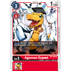 Digimon_TCG_BT1-011_Agumon_Expert_Common_New_Evolution_Card_Game