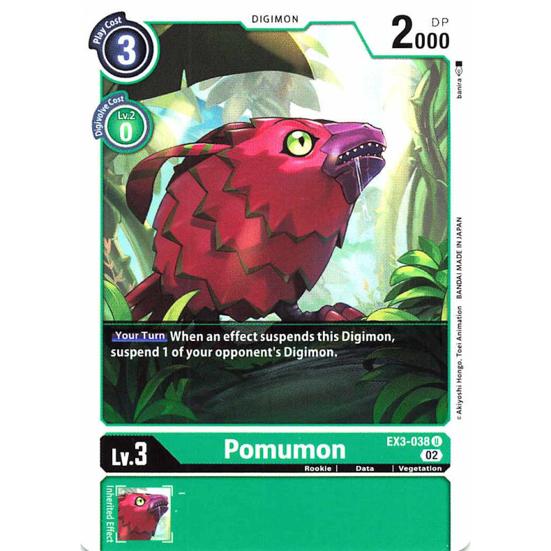 Digimon_TCG_EX3-038_Pomumon_Uncommon_Draconic_Roar_Card_Game
