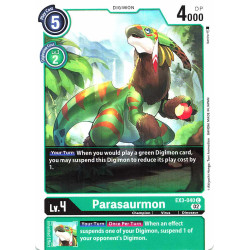 Digimon_TCG_EX3-040_Parasaurmon_Common_Draconic_Roar_Card_Game
