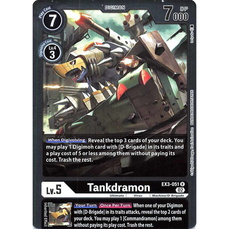 Digimon_TCG_EX3-051_Tankdramon_Rare_Draconic_Roar_Card_Game