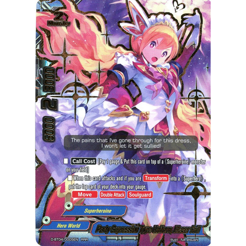 buddyfight-tcg-card-d-bt04-0005en-rrr-party-suppression-type-uniform-blazer-frill-shine-super-sun-dragon
