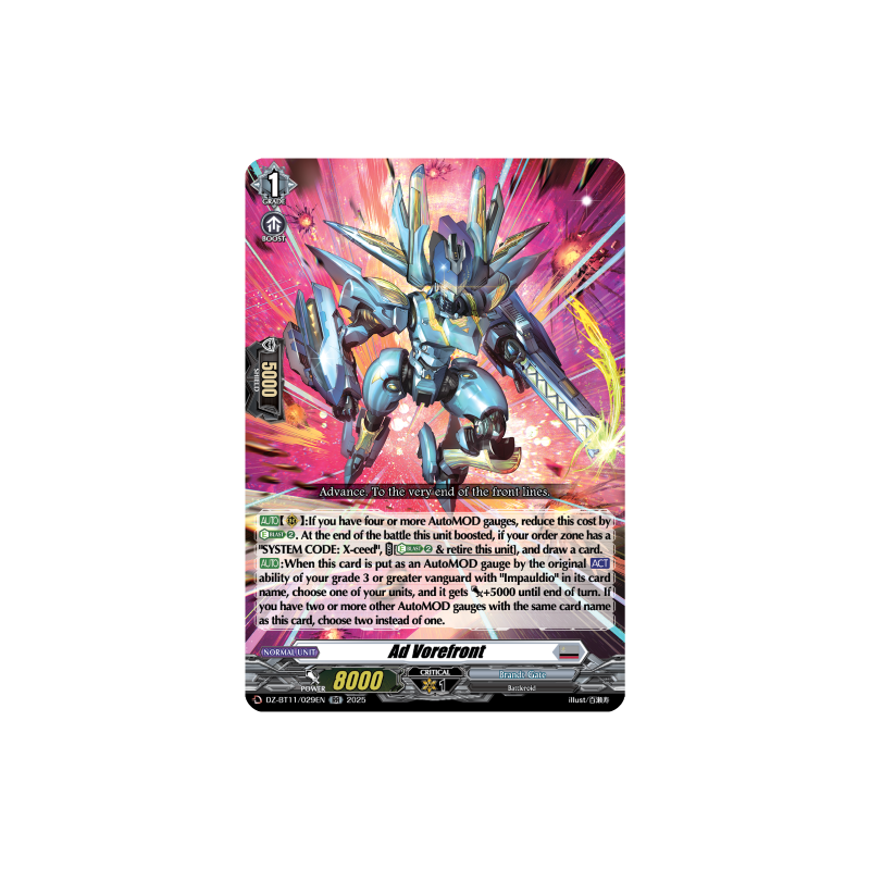 Vanguard_TCG_card_DZ-BT11_029EN_RR_Ad_Vorefront_Symphony_of_Might_Bloom