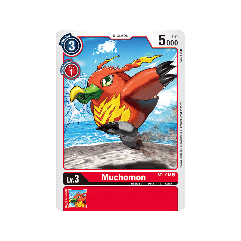 Digimon_TCG_BT1-013_Muchomon_Common_New_Evolution_Card_Game