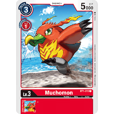 Digimon_TCG_BT1-013_Muchomon_Common_New_Evolution_Card_Game