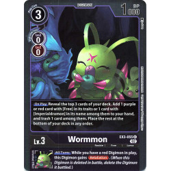 Digimon_TCG_EX3-055_Wormmon_Rare_Draconic_Roar_Card_Game