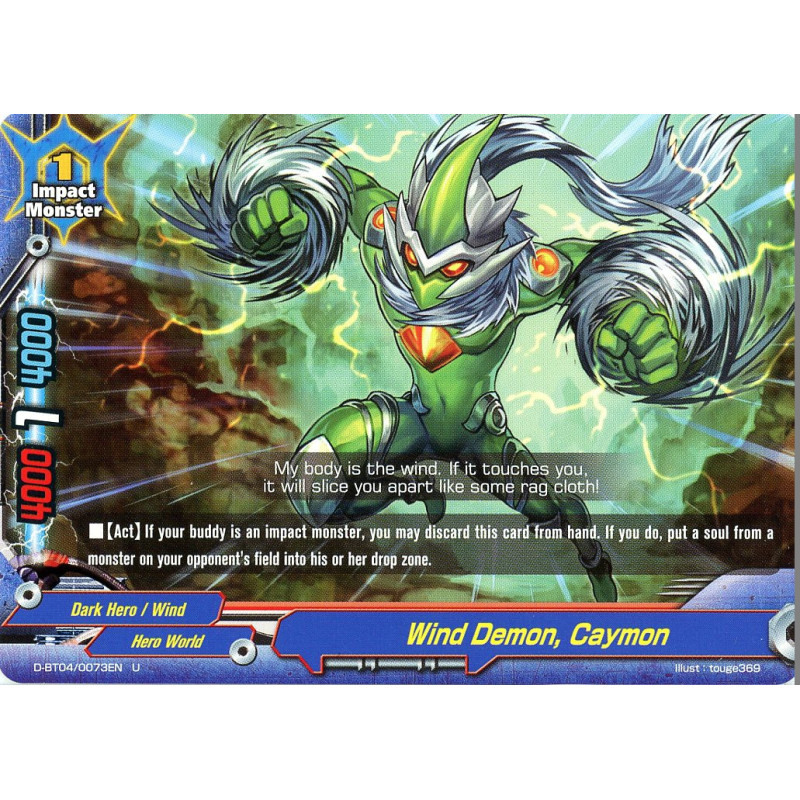 buddyfight-tcg-card-foil-d-bt04-0073en-foil-u-wind-demon-caymon-shine-super-sun-dragon